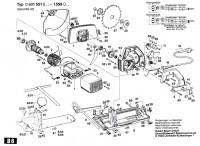 Bosch 0 601 554 003  Circular Hand Saw 220 V / Eu Spare Parts